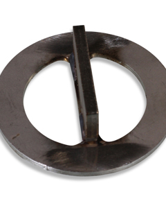 Brake disc, SST with pier reinforcement for beginning and en